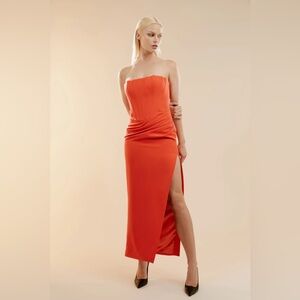 Bardot Saira Midi corset Dress size XL 10 NWT